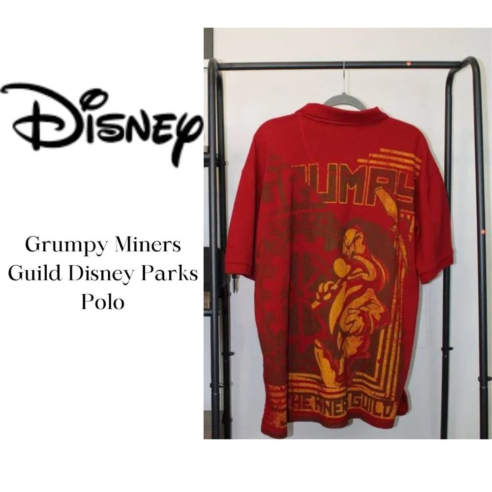 Grumpy Miners Guild Disney Parks Polo